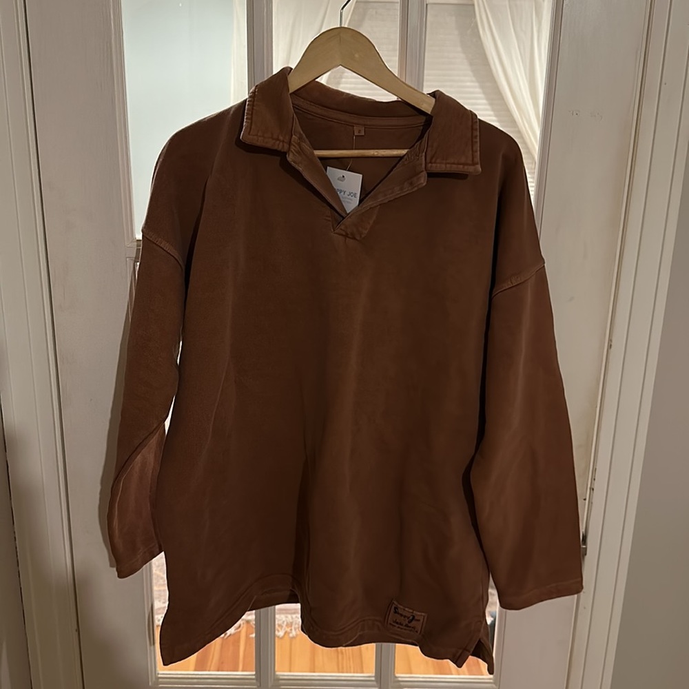 Sloppy Joes 02 Collar sweatshirt in size 2 NWT